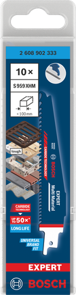 Lames Bosch EXPERT Multi Material S959XHM, paquet de 10.