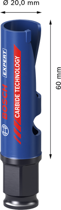 Scie cloche Bosch EXPERT Construction Material 20 mm.
