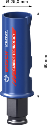 Scie cloche Bosch EXPERT Construction Material 25 mm.