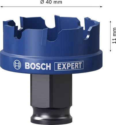 Scie cloche Bosch EXPERT Sheet Metal Power Change Plus 40 mm.