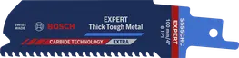 Lame de scie Bosch EXPERT Thick Tough Metal S 555 CHC pour métaux épais.