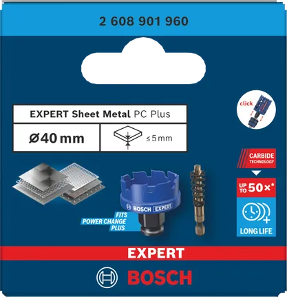 Scie cloche Bosch Expert Sheet Metal 40 mm.