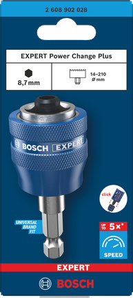 Mandrin Bosch EXPERT Power Change Plus 8,7 mm.