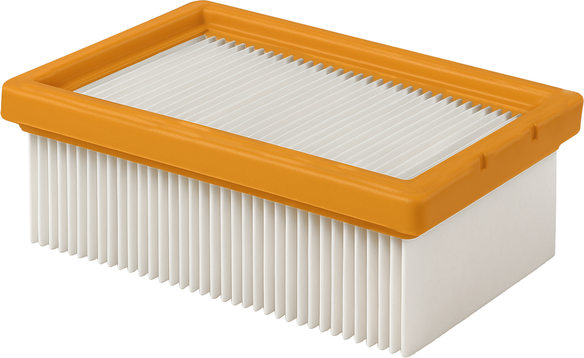 Filtre HEPA plat plié Bosch pour aspirateur.