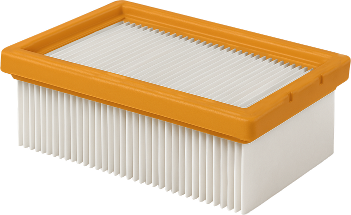 Filtre HEPA plat plié Bosch pour aspirateur.