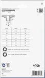 Jeu de gabarits Bosch PRO métriques 9 pièces.