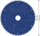 Lame de scie circulaire sans fil Bosch EXPERT pour panneaux stratifiés, 210 mm.