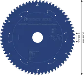 Lame de scie circulaire sans fil Bosch EXPERT pour panneaux stratifiés 216 mm.