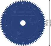 Lame de scie circulaire sans fil Bosch EXPERT pour panneaux stratifiés, diamètre 254 mm.