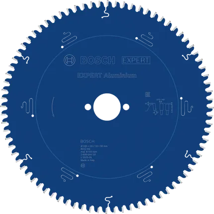 Lame de scie circulaire aluminium Bosch EXPERT 235 mm T80.
