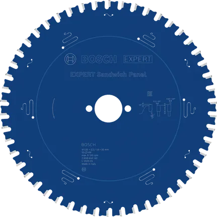 Lame de scie circulaire pour panneaux sandwich Bosch EXPERT, 235 mm.