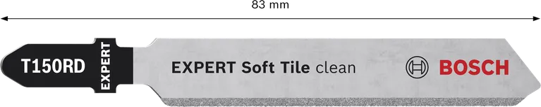 Lame de scie sauteuse diamantée Bosch EXPERT Soft Tile Clean T150RD.