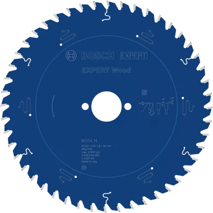 Lame de scie circulaire Bosch EXPERT pour bois 210 mm T48.