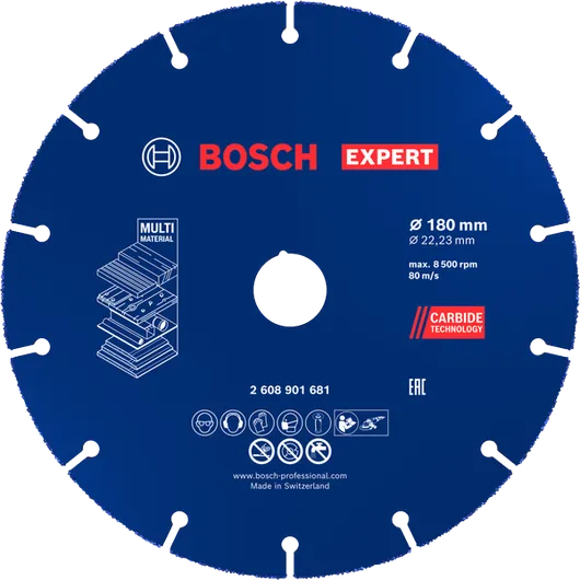 Disque à tronçonner carbure EXPERT Multi Material