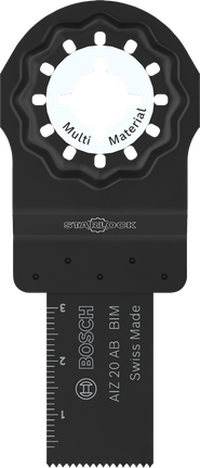 Lame de coupe multi-matériaux Bosch AIZ 20 AB pour Starlock.