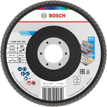 Disque à lamelles Bosch X451 125 mm G80 pour une utilisation multi-matériaux.