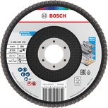 Disque à lamelles Bosch X451 125 mm grain 80 pour matériaux multiples.