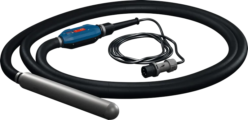 Vibrateur à béton Bosch GDI59-500 avec tuyau flexible.
