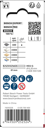 Scie cloche multi-matériaux Bosch 20x40 mm pour bois et métal.