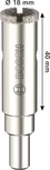 Scie cloche arborée pour carrelage Bosch 18 x 40 mm.