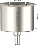 Scie cloche arborée pour carrelage Bosch 65 x 40 mm pour perçage.