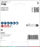 Disque à tronçonner en céramique Bosch 115 x 7 mm pour meuleuses d'angle.