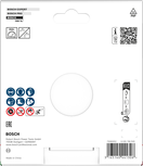 Disque de coupe céramique Bosch 125 x 7 mm pour un travail de carrelage précis.