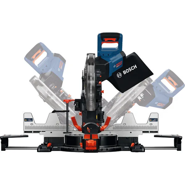 Scie à onglets Bosch EXCM341-305GD avec réglage de biseau.