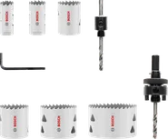 Jeu de scies cloches filetées multi-matériaux Bosch en six tailles.