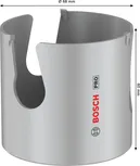 Scie cloche filetée Bosch PRO pour matériaux de construction, diamètre 68 mm.