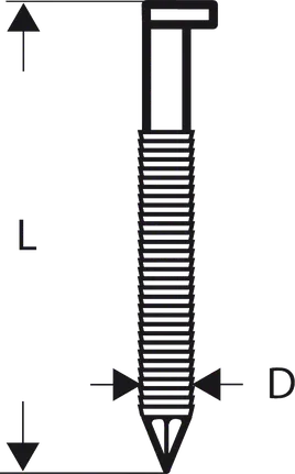 Vis Bosch à tête fendue et rainures.