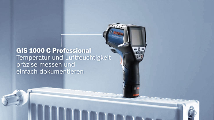 Détecteur thermique GIS 1000 C Professional Bosch