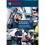 Outils Bosch Professional en action, divers travaux, ambiance professionnelle.