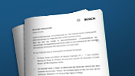 Des pages de document blanches sont empilées sur un fond bleu.