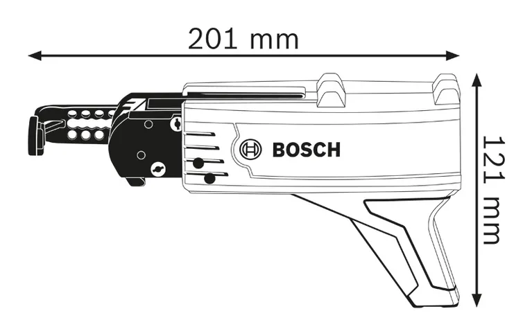 Magazine attachment diagram.