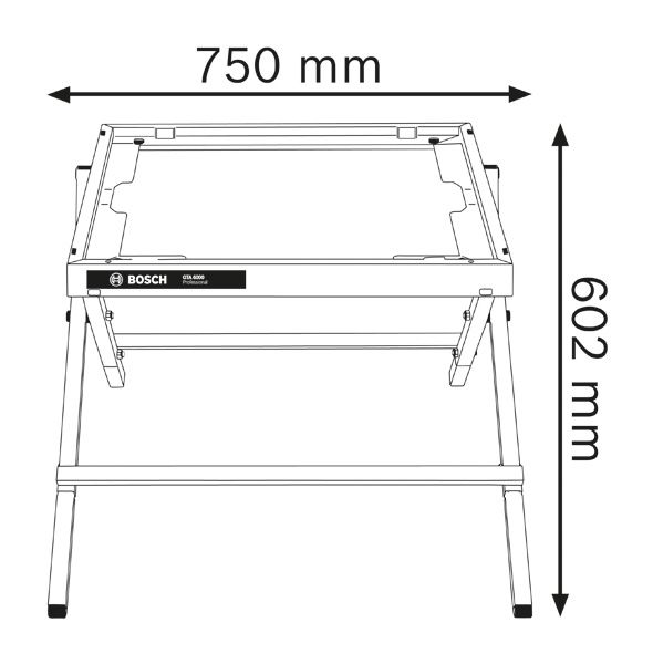 Saw stand dimensions.