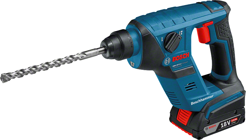 Bosch GBH 18.0 V-LI Compact cordless rotary hammer.