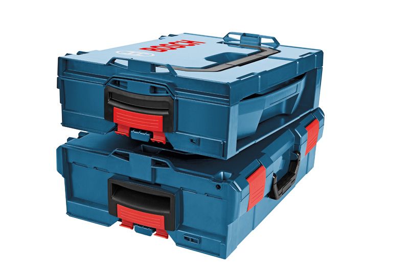 Bosch i-BOXX rack lid, secure stackable storage case.