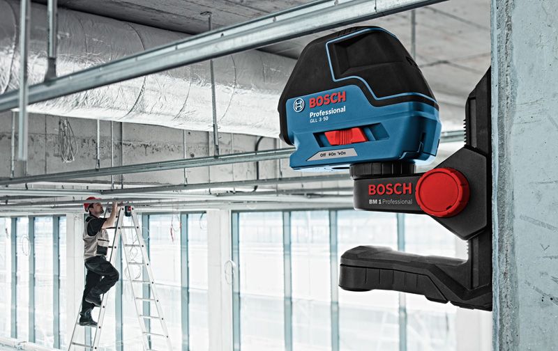 Bosch Red 50-ft Self-Leveling Indoor Line Generator Laser Level with Line  Beam