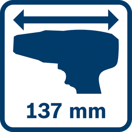 Head length 137 mm 