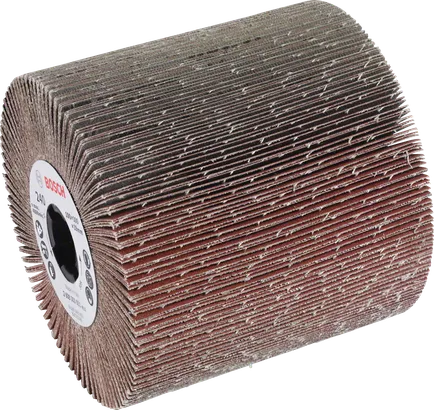 Bosch flap wheel abrasive 240 grit for sanding.