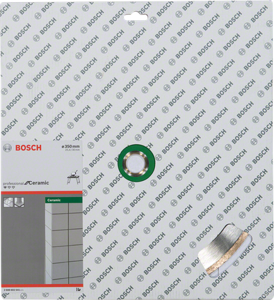 Bosch ceramic cutting disc for tile saws.
