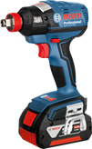 Bosch GDX 18V-EC cordless impact driver, 4.0Ah battery.