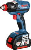 Bosch GDX 18V-EC cordless impact driver, 4.0Ah battery.