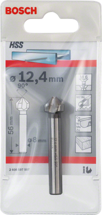 Bosch HSS countersink 12,4 mm.