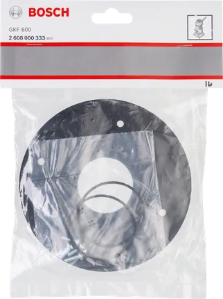 Bosch round base plate accessory.