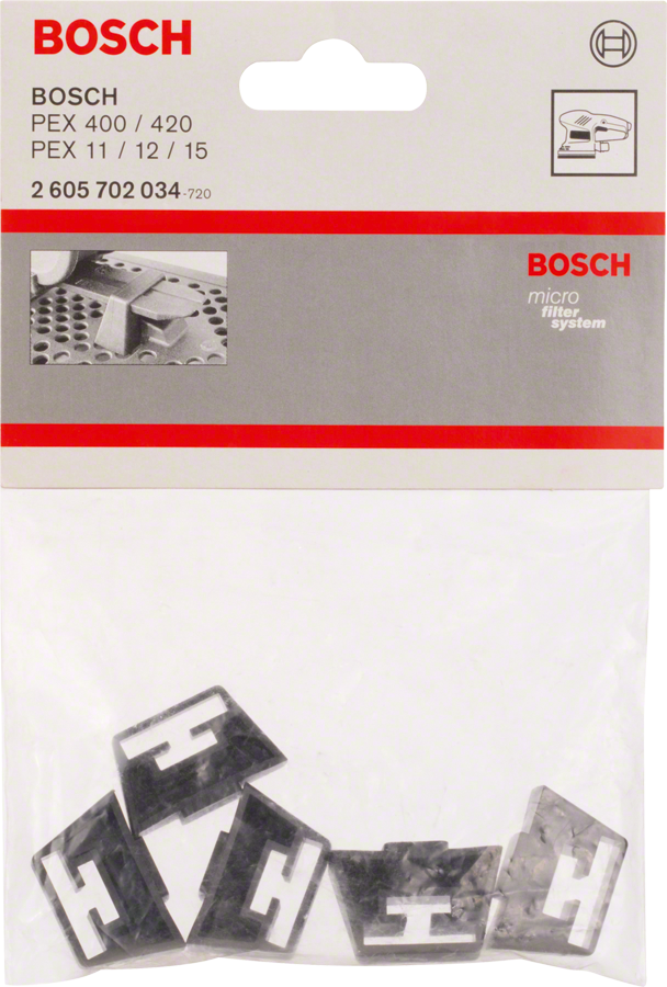 Bosch micro filter system adapter set.