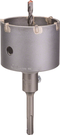 Bosch carbide-tipped core cutter for masonry drilling.