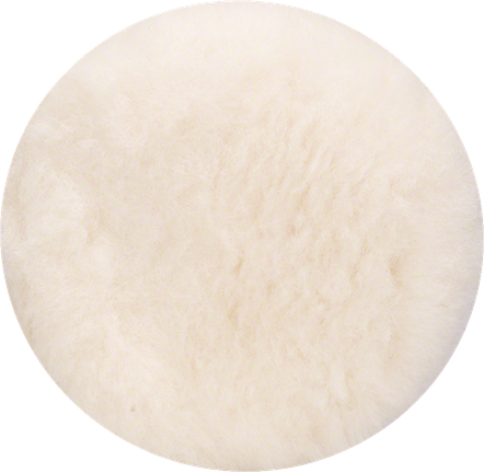 Bosch lambswool bonnet for 125 mm drill polishing.