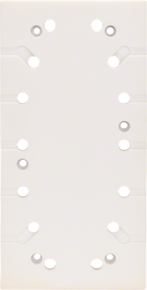 Bosch sanding plate 115x230 mm with multiple holes.
